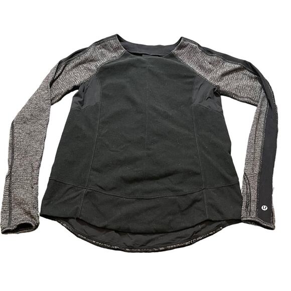 Lululemon‎ Run Bold in the Cold Long Sleeve Shirt Womens Size 6 Athletic - Picture 1 of 7